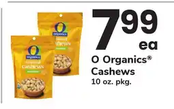 ACME O Organics Cashews offer