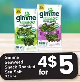ACME Gimme Seaweed Snack Roasted Sea Salt offer