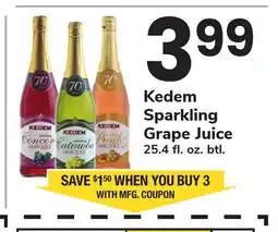 ACME Kedem Sparkling Grape Juice offer