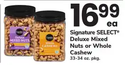 ACME Signature SELECT Deluxe Mixed Nuts or Whole Cashew offer