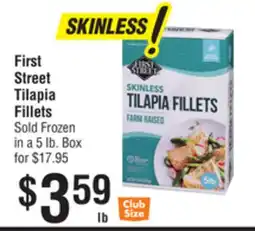 Smart & Final First Street Tilapia Fillets offer