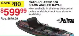 Dunham's Sports CATCH CLASSIC 100 SIT-ON ANGLER KAYAK offer