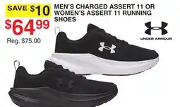 Dunham's Sports UNDER ARMOUR MEN'S CHARGED ASSERT 11 OR WOMEN'S ASSERT 11 RUNNING SHOES offer