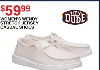 Dunham's Sports WOMEN'S WENDY STRETCH JERSEY CASUAL SHOES offer