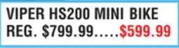 Dunham's Sports VIPER HS200 MINI BIKE offer