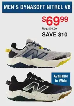Dunham's Sports NEW BALANCE MEN'S DYNASOFT NITREL V6 offer