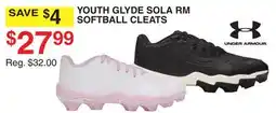 Dunham's Sports UNDER ARMOUR YOUTH GLYDE SOLA RM SOFTBALL CLEATS offer