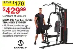 Dunham's Sports MARCY MWM-990 150 LB. HOME TRAINING SYSTEM offer