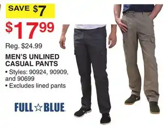 Dunham's Sports MEN'S UNLINED CASUAL PANTS offer