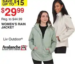 Dunham's Sports WOMEN'S RAIN JACKET offer