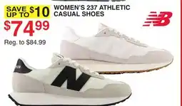 Dunham's Sports NEW BALANCE WOMEN'S 237 ATHLETIC CASUAL SHOES offer
