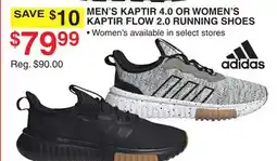 Dunham's Sports ADIDAS MEN'S KAPTIR 4.0 OR WOMEN'S KAPTIR FLOW 2.0 RUNNING SHOES offer