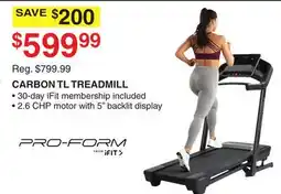 Dunham's Sports CARBON TL TREADMILL offer