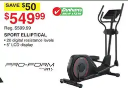 Dunham's Sports SPORT ELLIPTICAL offer