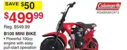 Dunham's Sports B100 MINI BIKE offer