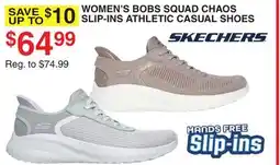 Dunham's Sports WOMEN'S BOBS SQUAD CHAOS SLIP-INS ATHLETIC CASUAL SHOES offer