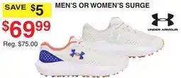 Dunham's Sports UNDER ARMOUR MEN'S OR WOMEN'S SURGE offer