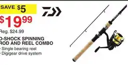 Dunham's Sports D-SHOCK SPINNING ROD AND REEL COMBO offer