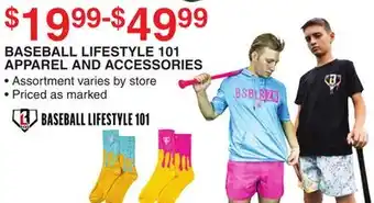 Dunham's Sports BASEBALL LIFESTYLE 101 APPAREL AND ACCESSORIES offer