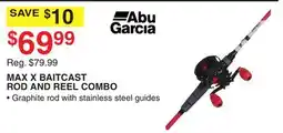 Dunham's Sports ABU GARCIA MAX X BAITCAST ROD AND REEL COMBO offer