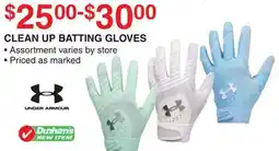Dunham's Sports UNDER ARMOUR CLEAN UP BATTING GLOVES offer