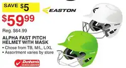Dunham's Sports ALPHA FAST PITCH HELMET WITH MASK offer