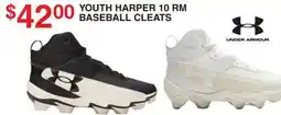 Dunham's Sports UNDER ARMOUR YOUTH HARPER 10 RM BASEBALL CLEATS offer