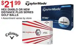 Dunham's Sports HEX DIABLO OR NEW DISTANCE PLUS SERIES GOLF BALLS offer