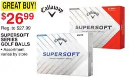 Dunham's Sports SUPERSOFT SERIES GOLF BALLS offer