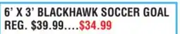Dunham's Sports FRANKLIN 6' X 3' BLACKHAWK SOCCER GOAL offer