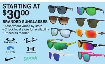 Dunham's Sports BRANDED SUNGLASSES offer