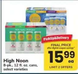 Safeway HIGH NOON offer