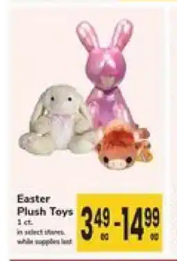 Safeway Easter Plush Toys offer