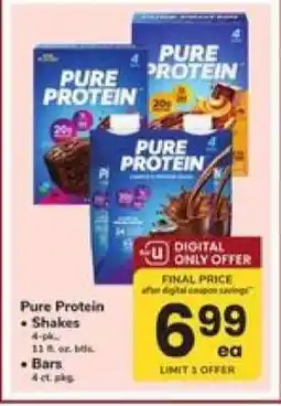 Safeway Pure protein offer