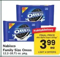 Safeway Nabisco Family Size Oreos offer