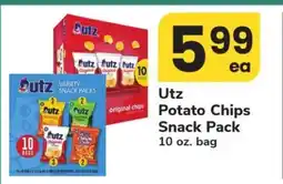 Safeway Utz Potato Chips Snack Pack offer