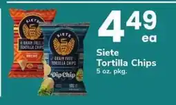Safeway Siete Tortilla Chips offer