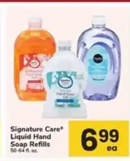 Safeway Signature Care Liquid Hand Soap Refills offer