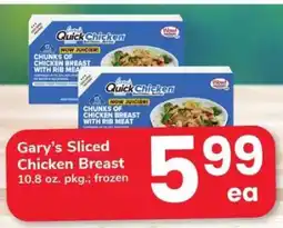 Safeway Gary’s Sliced Chicken Breast offer