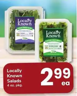 Safeway Locally Known Salads offer