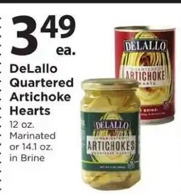 Safeway DeLallo Quartered Artichoke Hearts offer