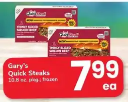 Safeway Gary's Quick Steaks offer