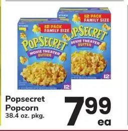Safeway Pop•Secret Popcorn offer