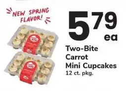 Safeway Two-Bite Carrot Mini Cupcakes offer