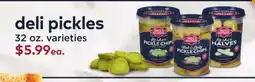 Safeway deli pickles offer