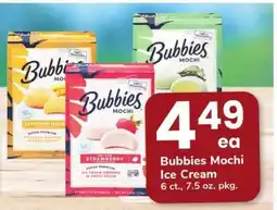 Safeway Bubbies Mochi Ice Cream offer