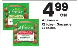 Safeway Al Fresco Chicken Sausage offer