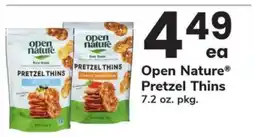 Safeway Open Nature Pretzel Thins offer