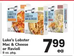 Safeway Luke’s Lobster Mac & Cheese or Ravioli offer