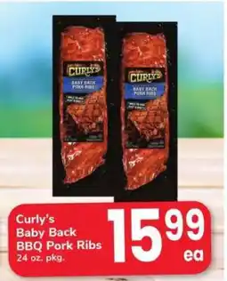 Safeway Curly’s Baby Back BBQ Pork Ribs offer